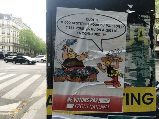 Election campaign in Paris