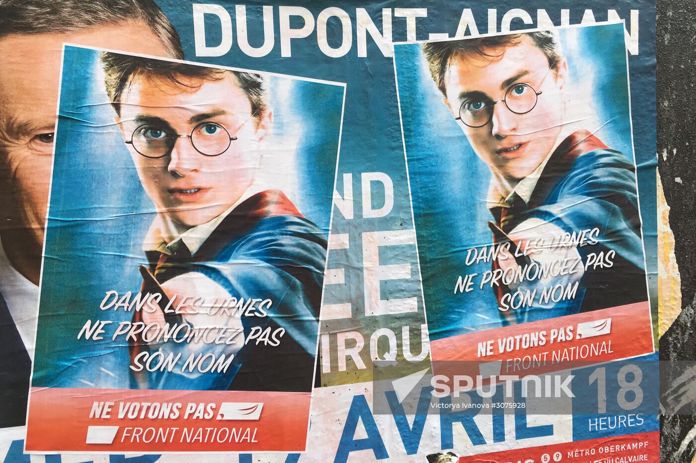 Election campaign in Paris