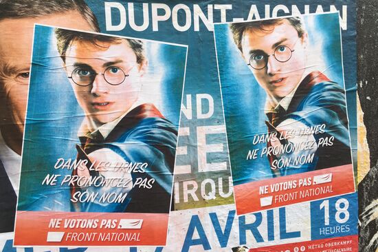 Election campaign in Paris