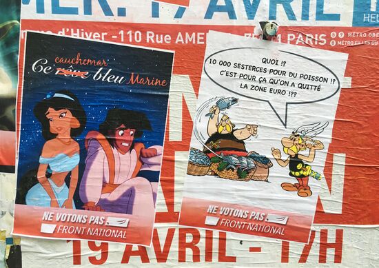 Election campaign in Paris