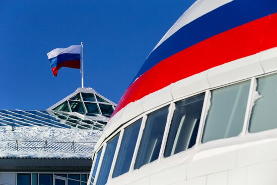 Russia's Arctic Shamrock military base on Alexandra Land of Franz Josef Land
