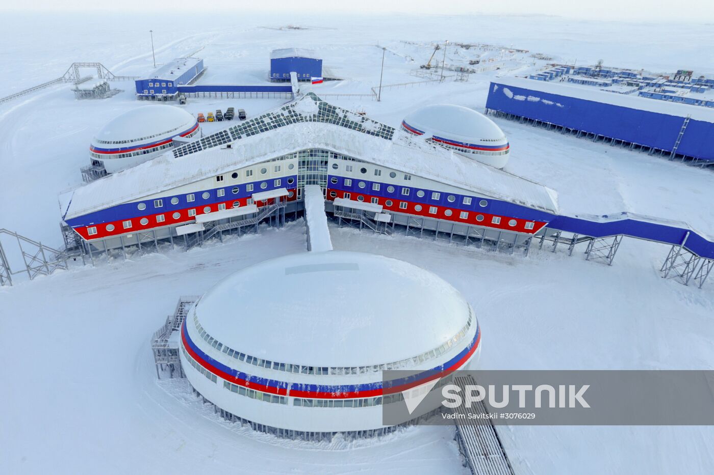 Russia's Arctic Shamrock military base on Alexandra Land of Franz Josef Land