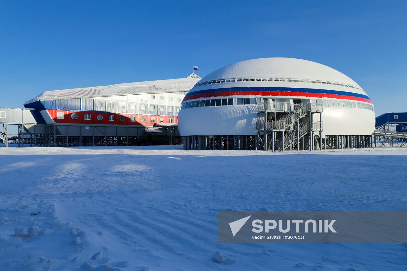 Russia's Arctic Shamrock military base on Alexandra Land of the Franz Josef Land Archipelago