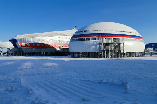 Russia's Arctic Shamrock military base on Alexandra Land of the Franz Josef Land Archipelago