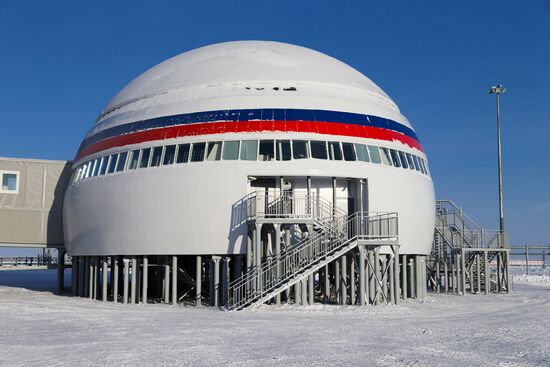 Russia's Arctic Shamrock military base on Alexandra Land of the Franz Josef Land Archipelago