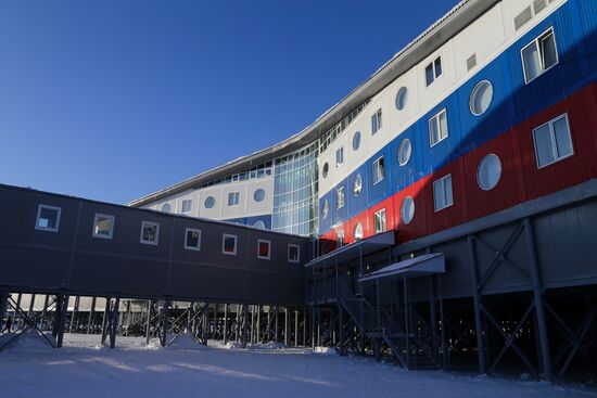 Russia's Arctic Shamrock military base on Alexandra Land of the Franz Josef Land Archipelago