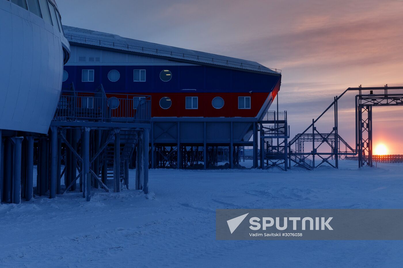 Russia's Arctic Shamrock military base on Alexandra Land of Franz Josef Land