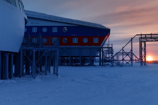 Russia's Arctic Shamrock military base on Alexandra Land of Franz Josef Land