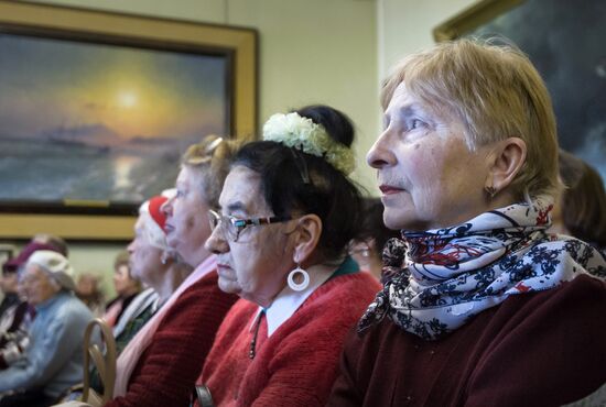 Unveiling Feodosia exhibition of Isaak Aivazovsky paintings from State Russian Museum collection