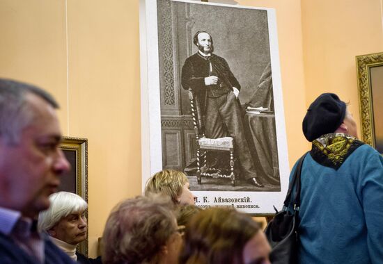 Unveiling Feodosia exhibition of Isaak Aivazovsky paintings from State Russian Museum collection