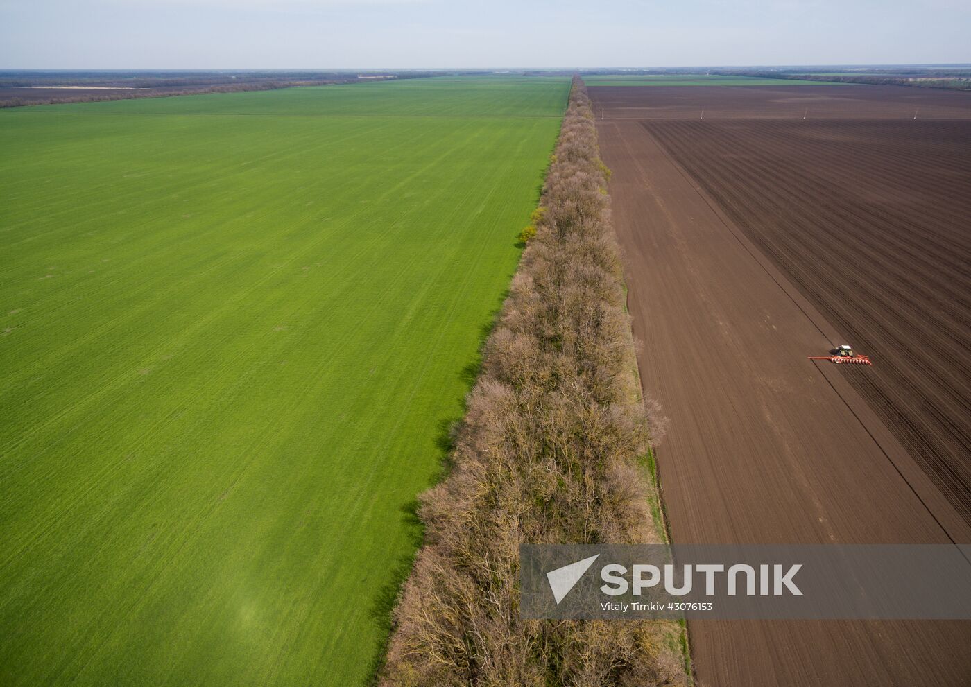 Spring sowing campaign in Krasnodar Territory