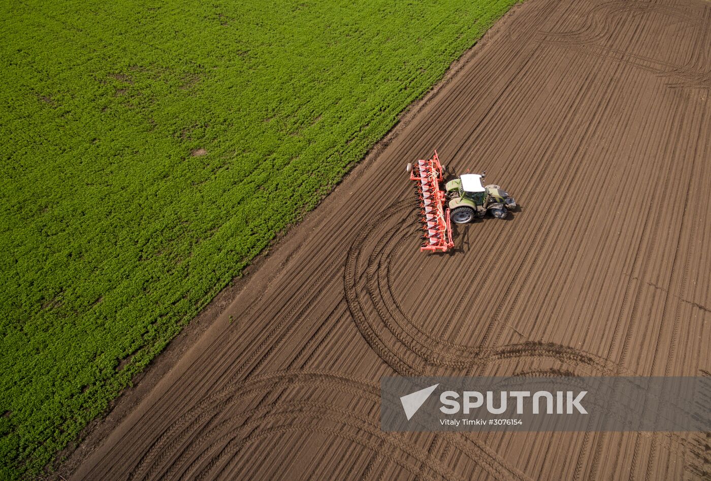 Spring sowing campaign in Krasnodar Territory