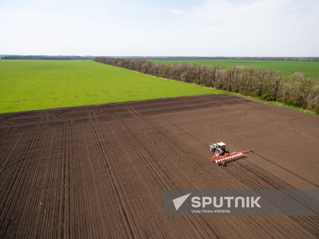 Spring sowing campaign in Krasnodar Territory