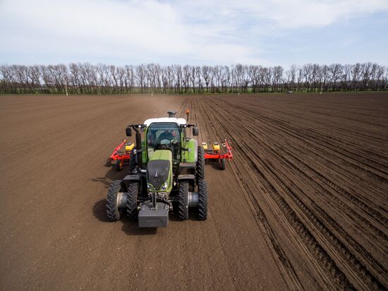 Spring sowing campaign in Krasnodar Territory