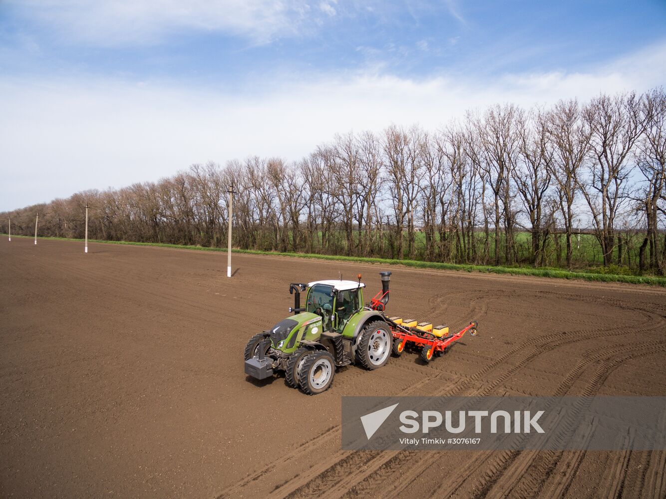 Spring sowing campaign in Krasnodar Territory