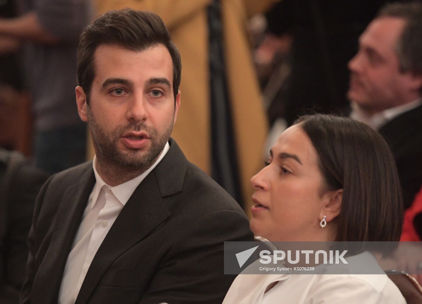 Press conference on Valery Todorovsky's movie "Large"