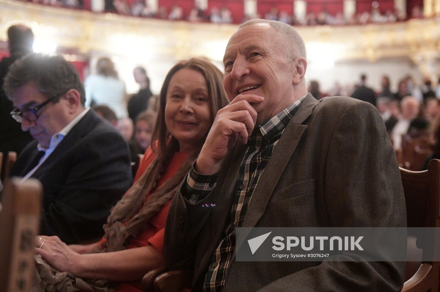 Press conference on Valery Todorovsky's movie Bolshoi Theatre