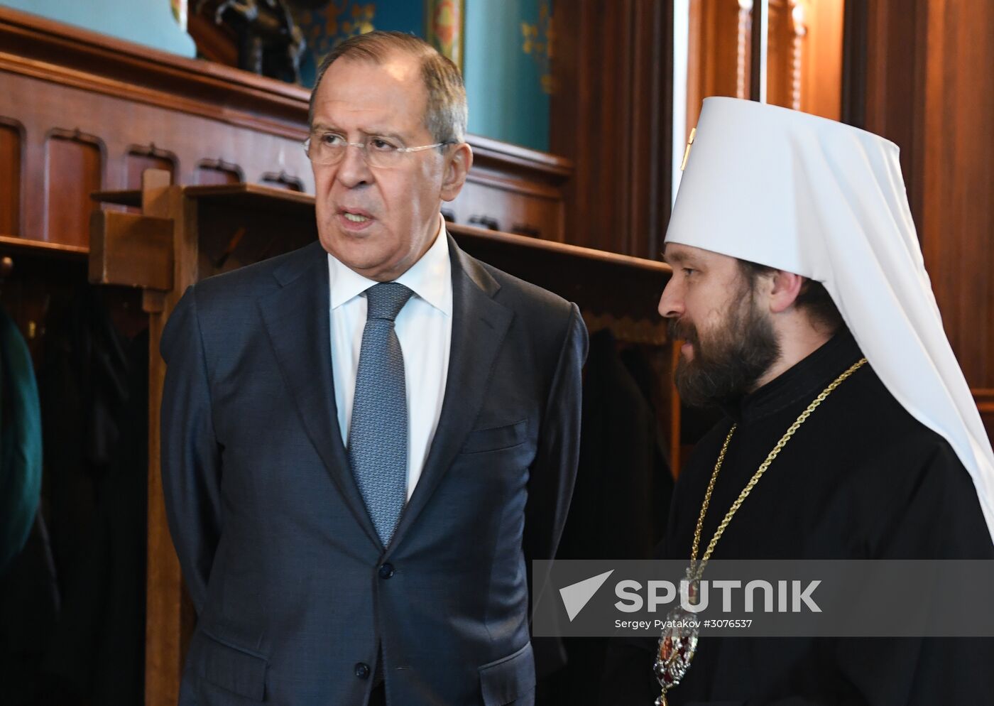 Orthodox Christian Easter Day reception on behalf of Russian Foreign Minister Sergei Lavrov