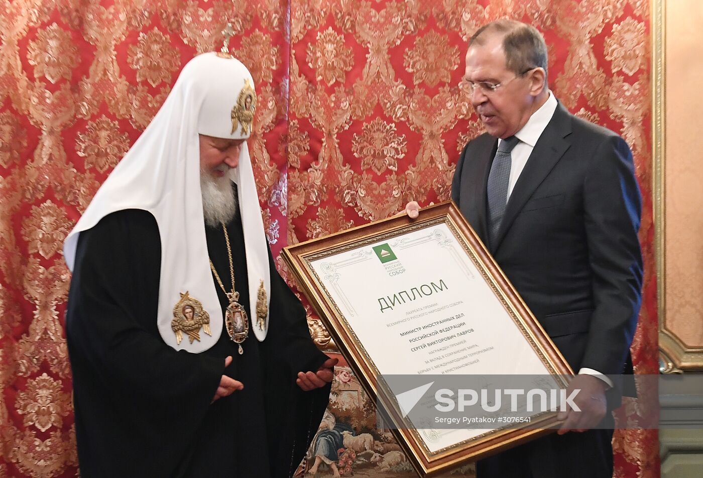 Easter Day reception on behalf of Russian Foreign Minister Sergei Lavrov