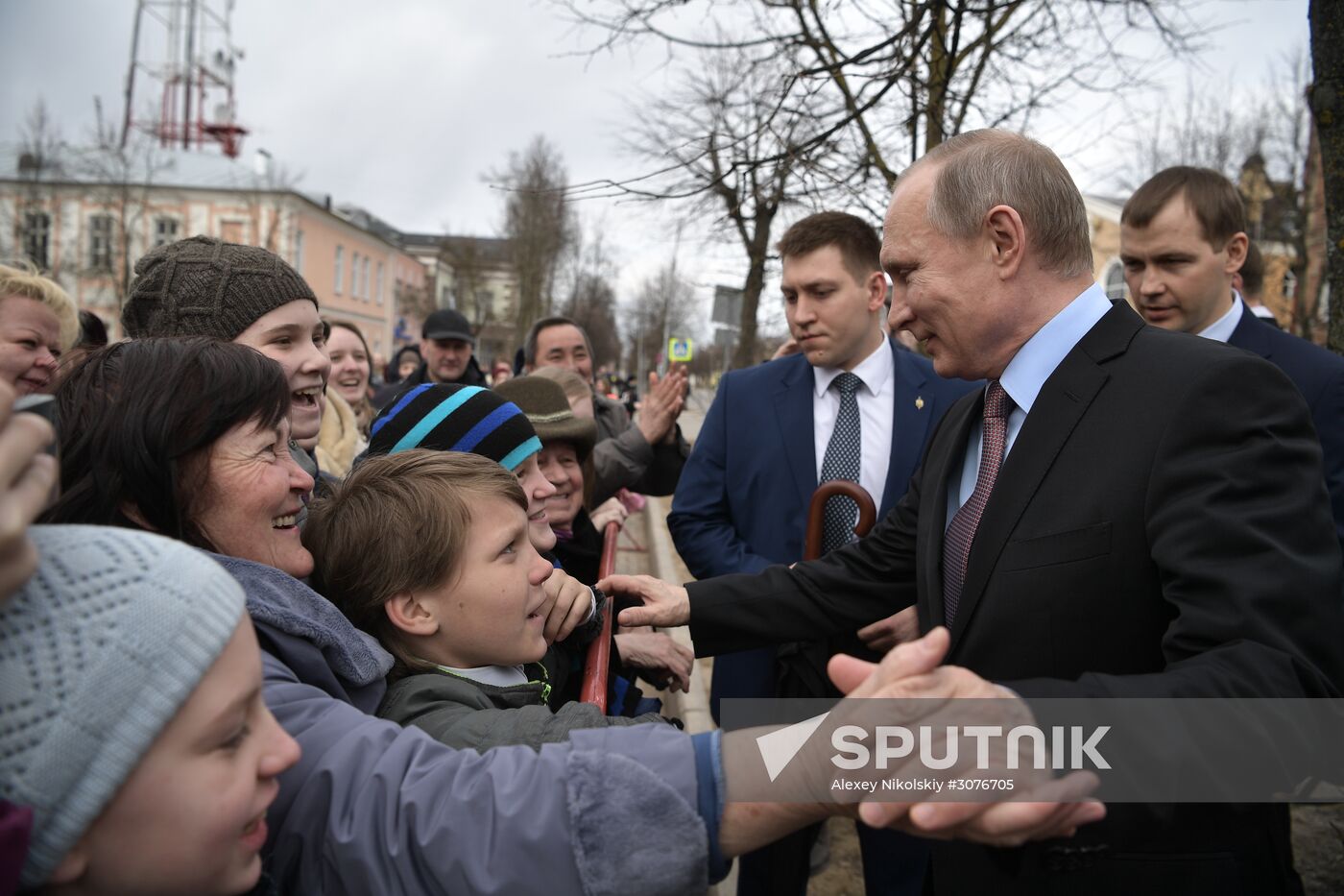 Russian President Vladimir Putin's working trip to Veliky Novgorod