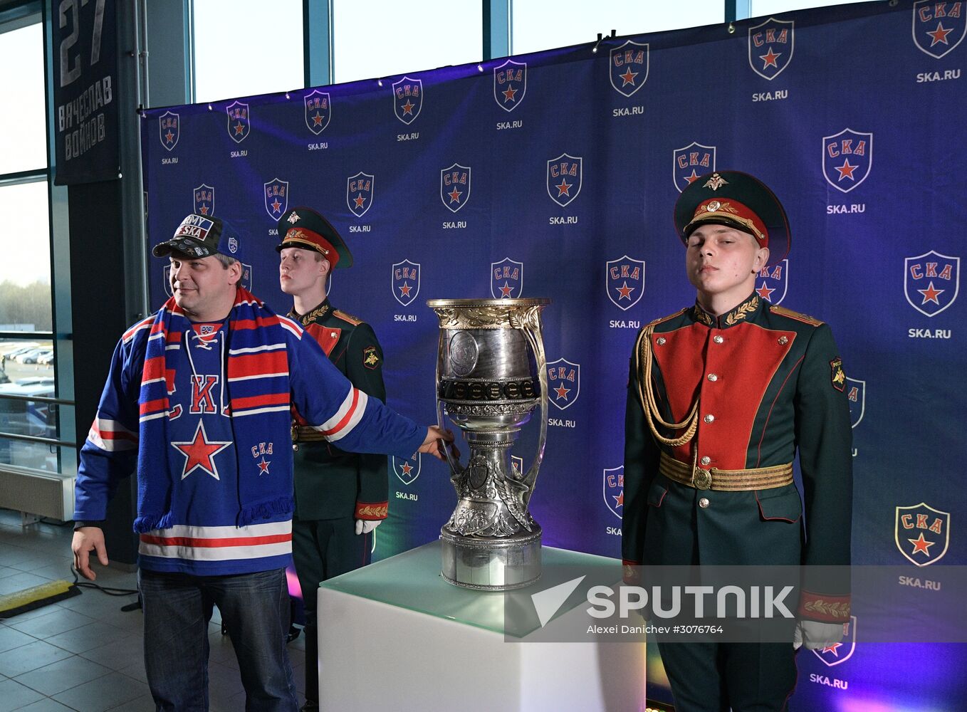 Honoring of HC SKA players, KHL Gagarin Cup winners