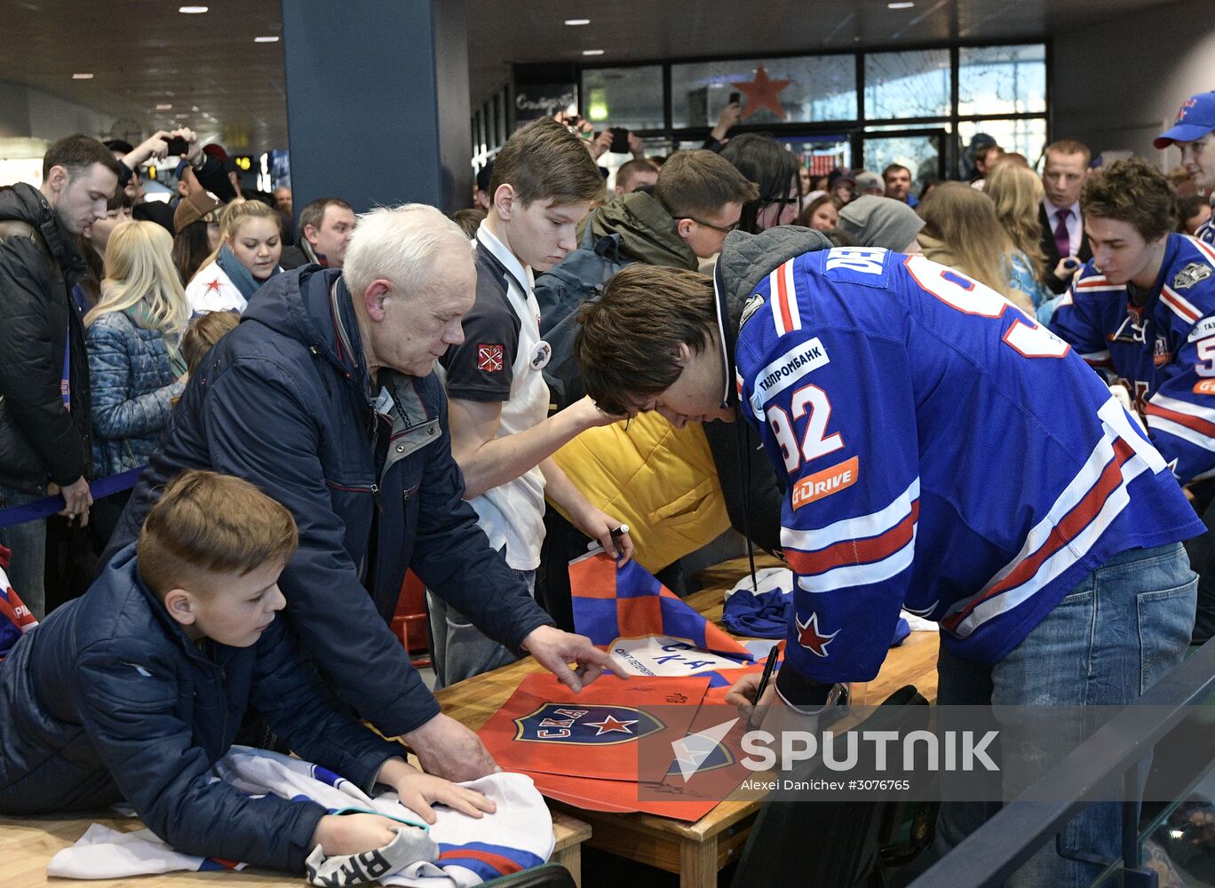 Honoring of HC SKA players, KHL Gagarin Cup winners