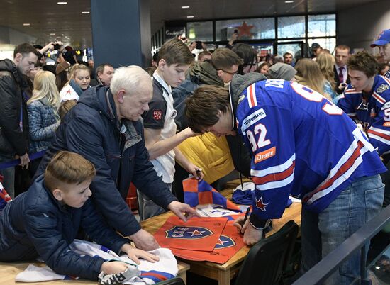 Honoring of HC SKA players, KHL Gagarin Cup winners