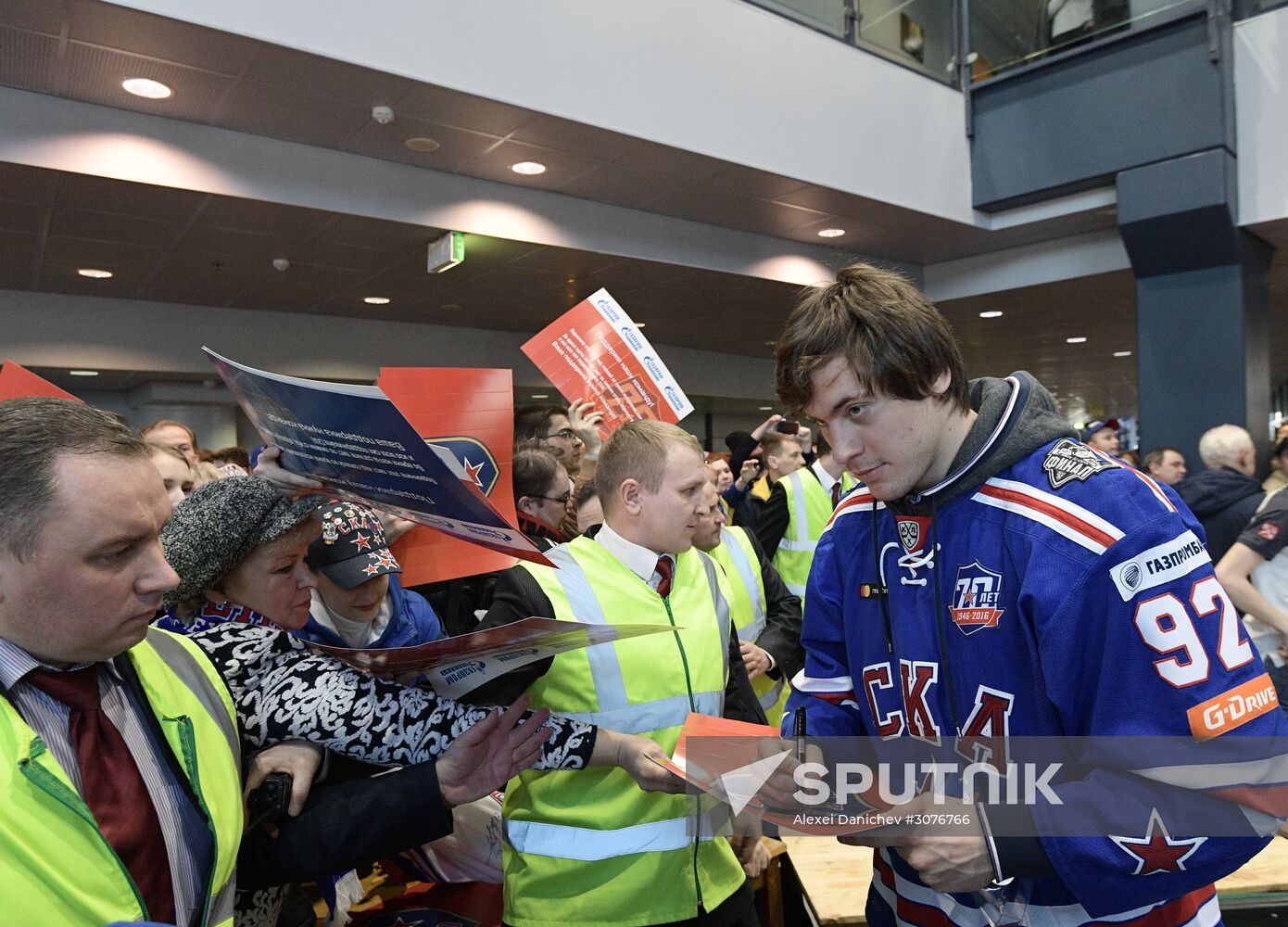 Honoring of HC SKA players, KHL Gagarin Cup winners