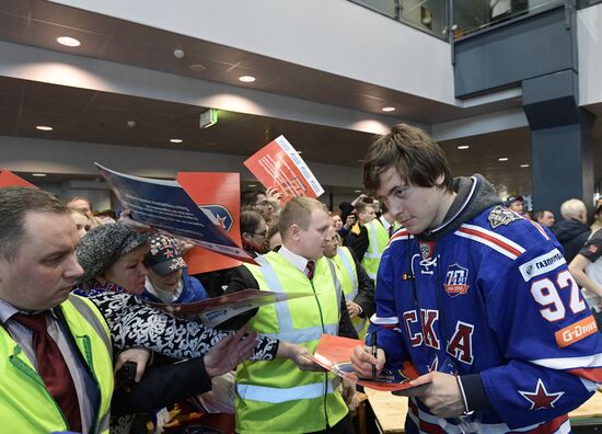 Honoring of HC SKA players, KHL Gagarin Cup winners
