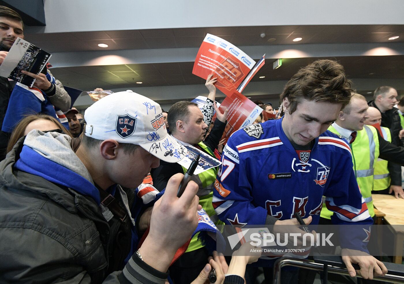 Honoring of HC SKA players, KHL Gagarin Cup winners
