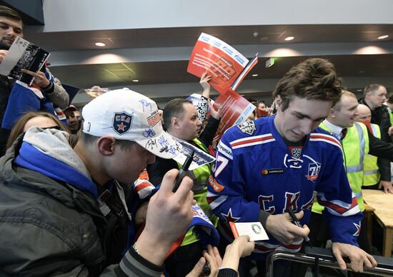 Honoring of HC SKA players, KHL Gagarin Cup winners