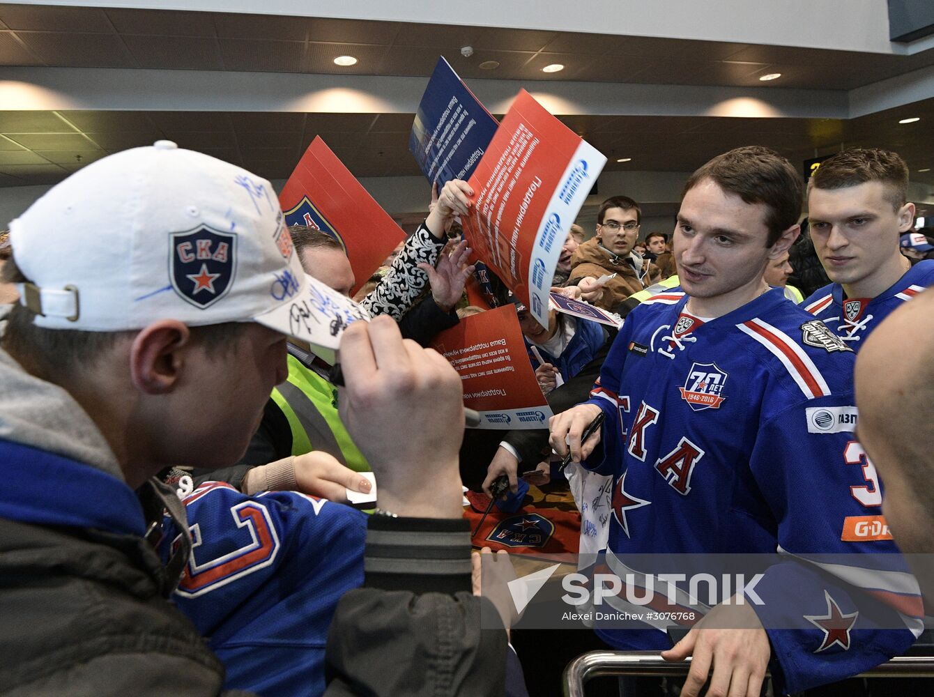 Honoring of HC SKA players, KHL Gagarin Cup winners