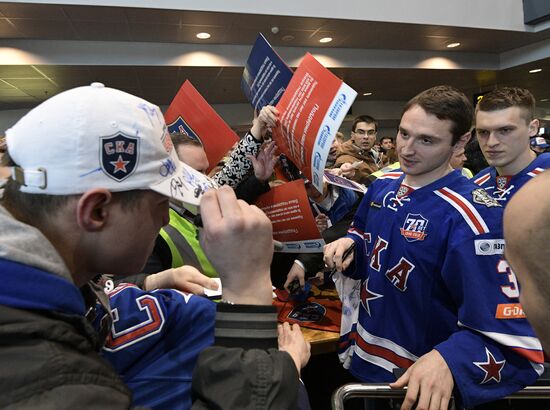 Honoring of HC SKA players, KHL Gagarin Cup winners