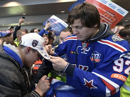 Honoring of HC SKA players, KHL Gagarin Cup winners