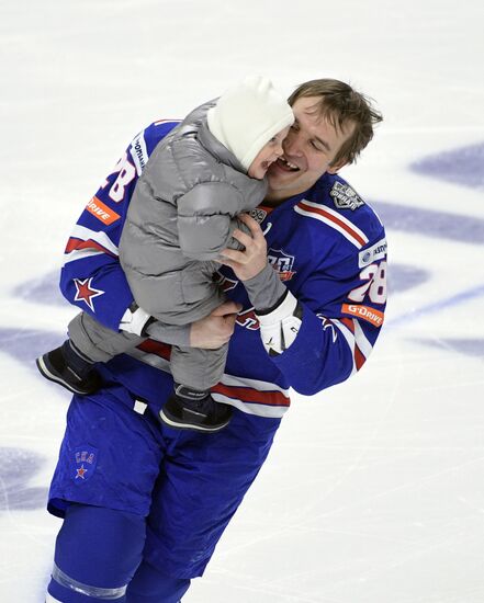 Honoring of HC SKA players, KHL Gagarin Cup winners