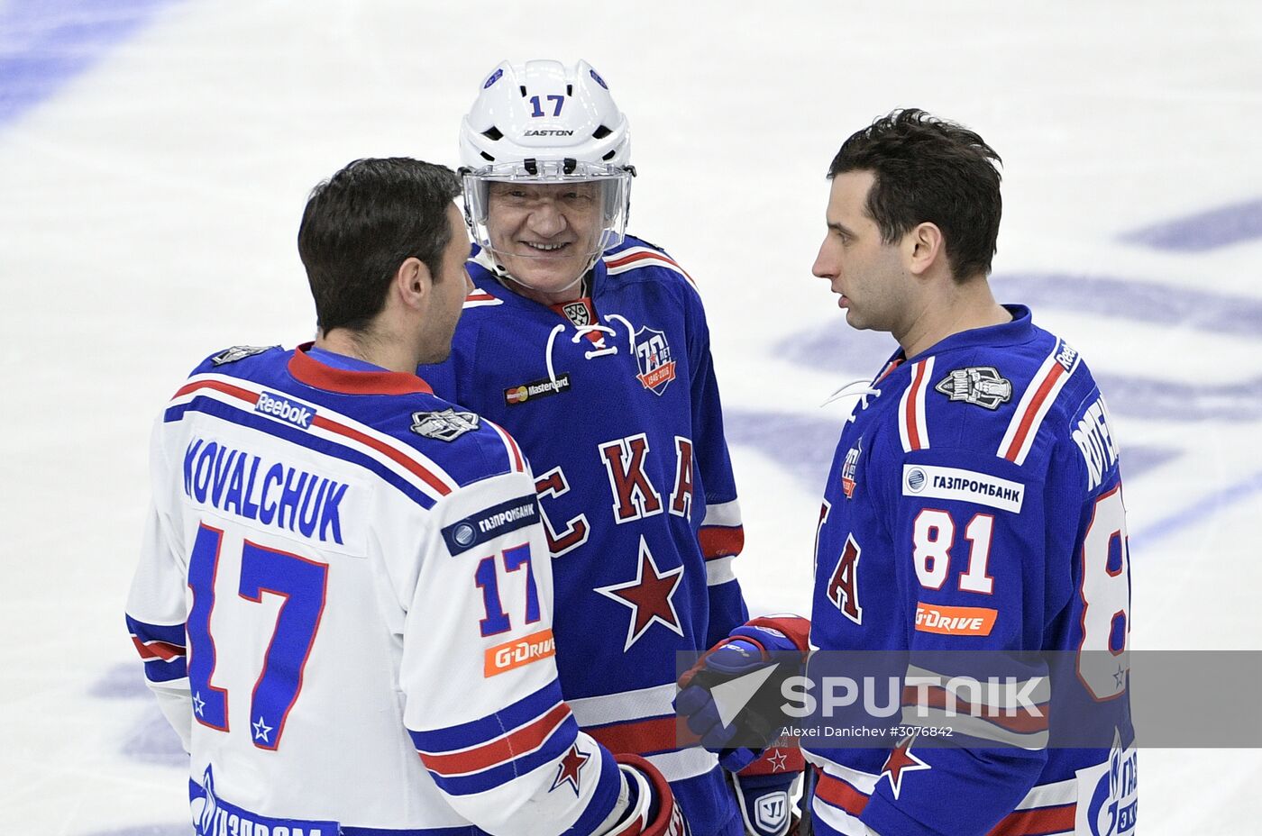 Honoring of HC SKA players, KHL Gagarin Cup winners