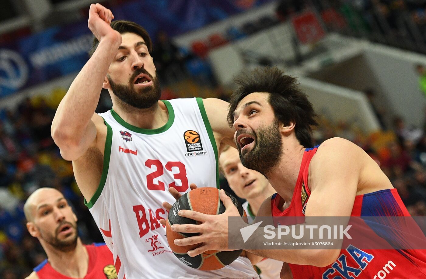 Euroleague Basketball. CSKA vs. Baskonia Vitoria Gasteiz
