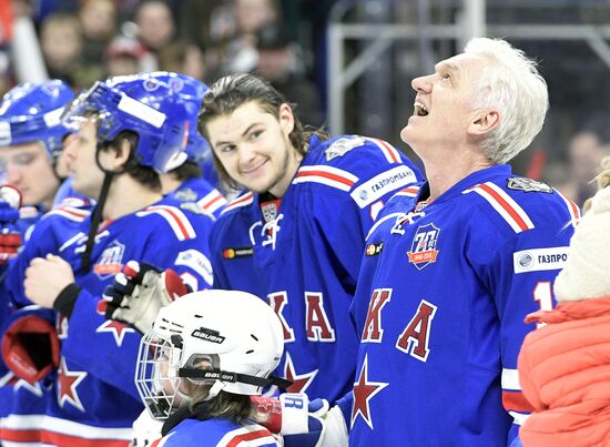 Honoring of HC SKA players, KHL Gagarin Cup winners