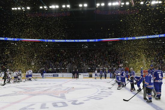 Honoring of HC SKA players, KHL Gagarin Cup winners