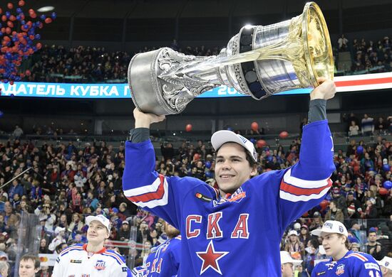 Honoring of HC SKA players, KHL Gagarin Cup winners