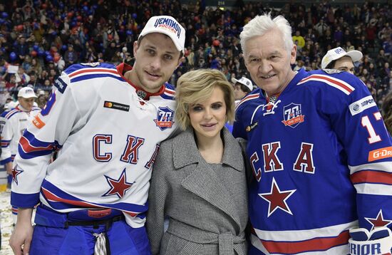 Honoring of HC SKA players, KHL Gagarin Cup winners