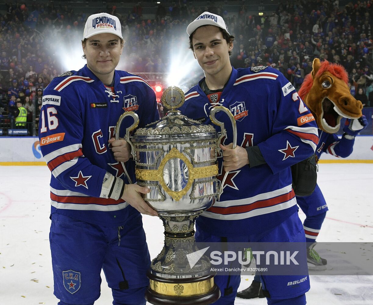 Honoring of HC SKA players, KHL Gagarin Cup winners