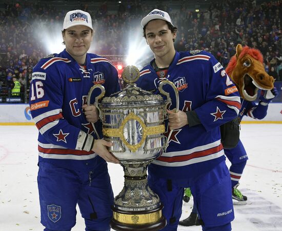 Honoring of HC SKA players, KHL Gagarin Cup winners