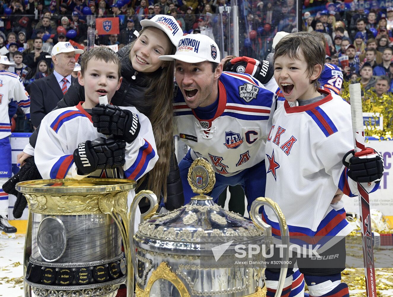 Honoring of HC SKA players, KHL Gagarin Cup winners
