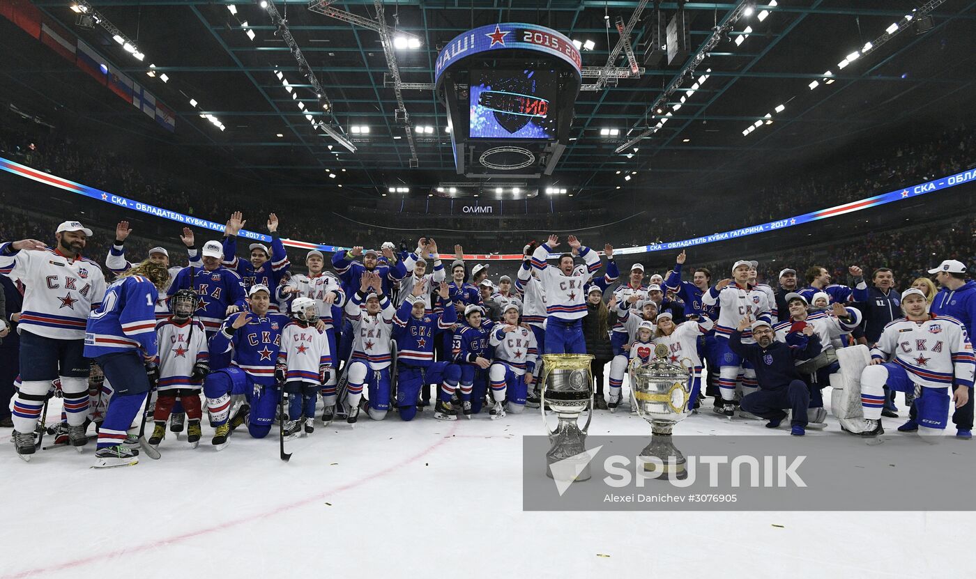 Honoring of HC SKA players, KHL Gagarin Cup winners