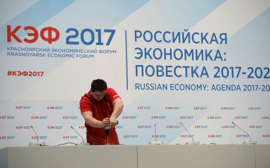 Preparation for Krasnoyarsk Economic Forum