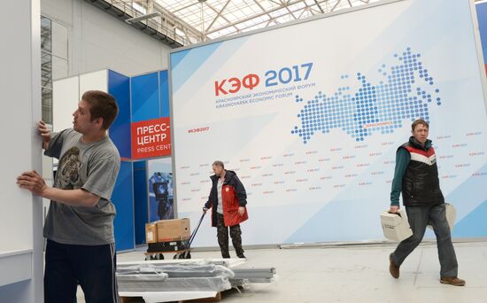 Preparation for Krasnoyarsk Economic Forum