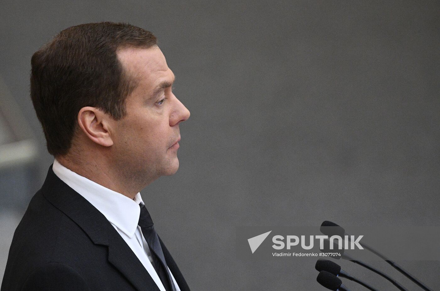 Prime Minister Dmitry Medvedev presents Government report at State Duma