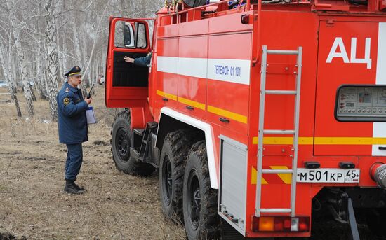 Emergencies Ministry holds wildfire drills in Chelyabinsk Region