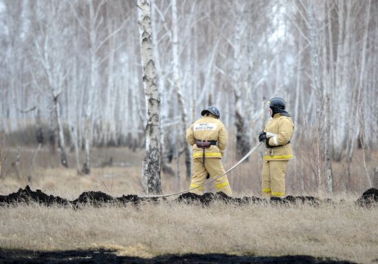 Emergencies Ministry holds wildfire drills in Chelyabinsk Region